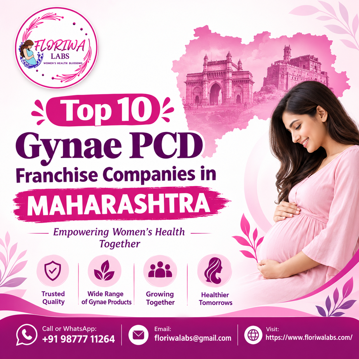 Top 10 Gynae PCD Franchise Companies in Maharashtra – Floriwa Labs